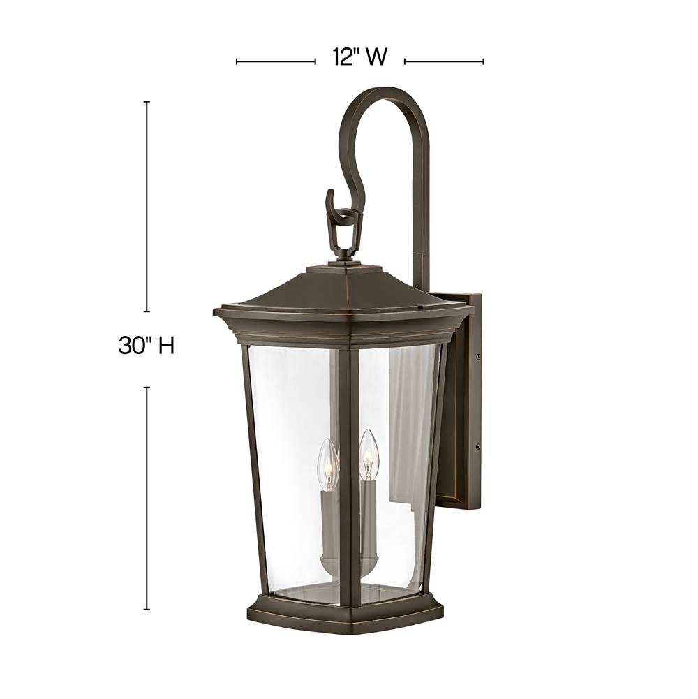 Hinkley Lighting Bromley Double Extra Large Wall Mount Lantern