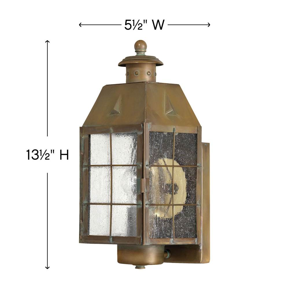 Hinkley Lighting Nantucket Medium Wall Mount Lantern