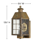 Hinkley Lighting Nantucket Medium Wall Mount Lantern