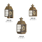 Hinkley Lighting 2370AS Aged Brass Medium Wall Mount Lantern Image 2