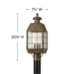Hinkley Lighting Nantucket Large Post Top Or Pier Mount Lantern