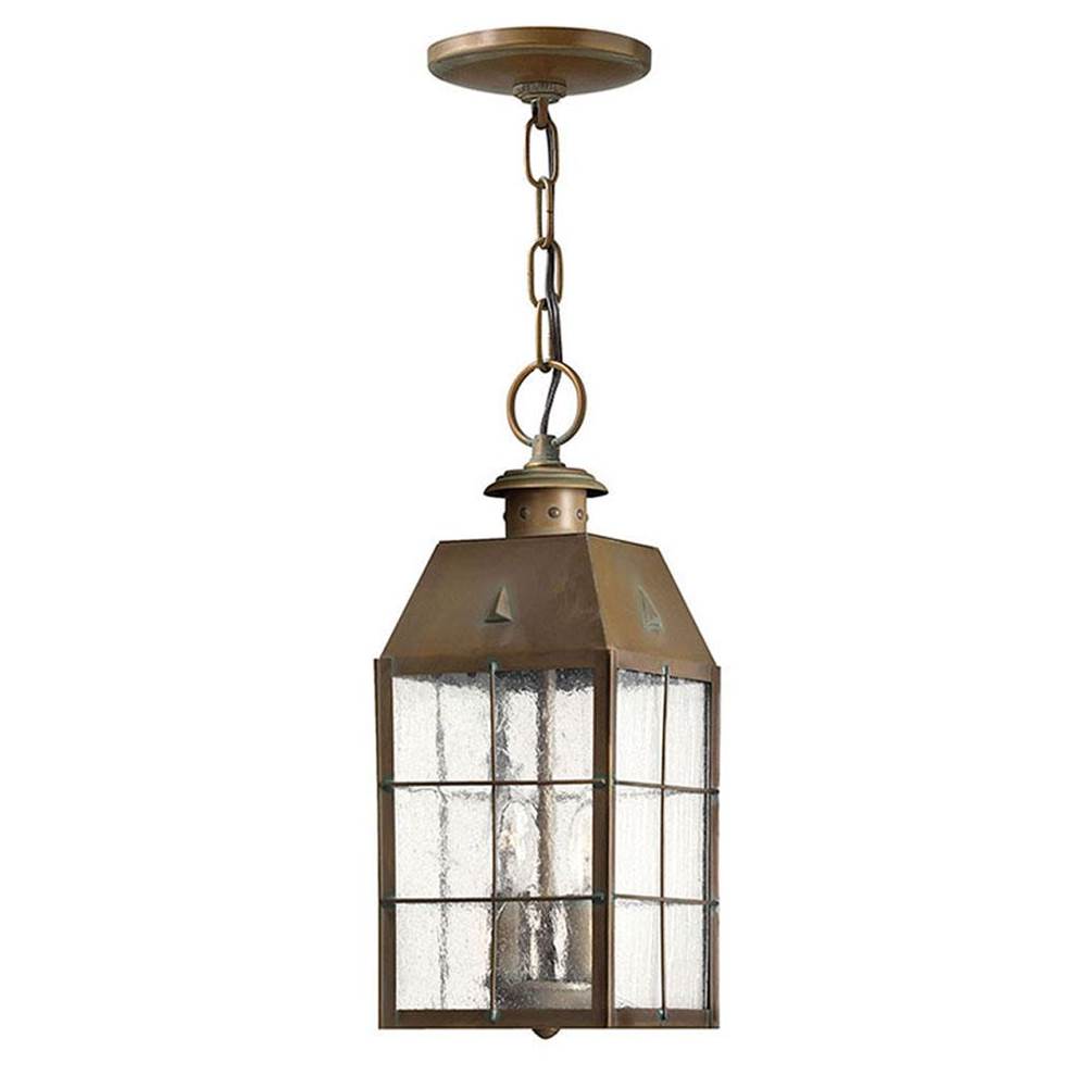 Hinkley Lighting 2372AS Aged Brass Medium Hanging Lantern Image 1