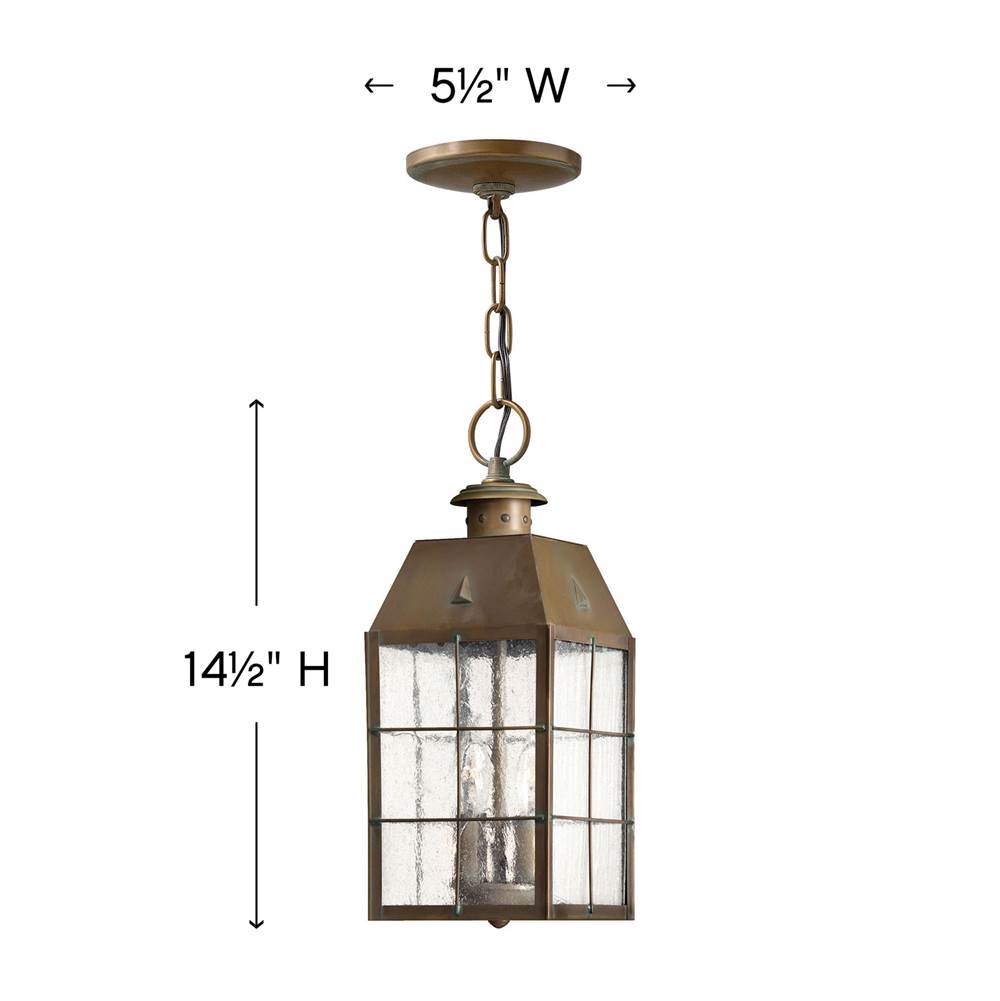 Hinkley Lighting Nantucket Medium Hanging Lantern