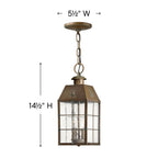 Hinkley Lighting Nantucket Medium Hanging Lantern