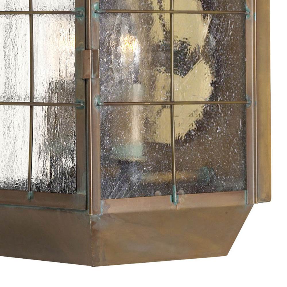 Hinkley Lighting 2374AS Aged Brass Large Wall Mount Lantern Image 4