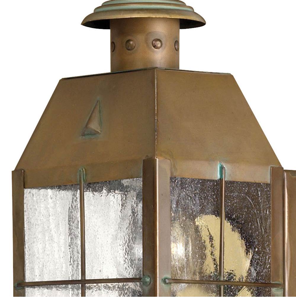 Hinkley Lighting 2376AS Aged Brass Small Wall Mount Lantern Image 3