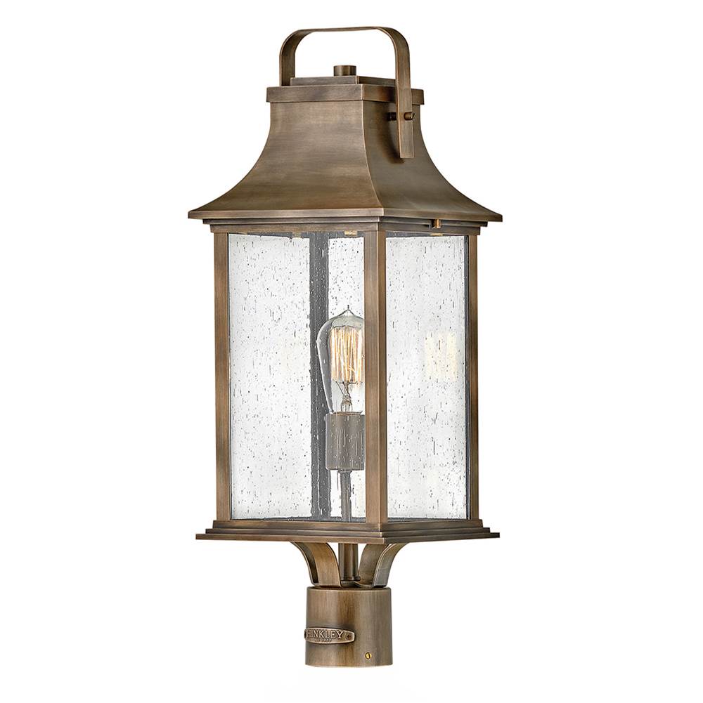 Hinkley Lighting 2391BU Burnished Bronze Medium Post Top Or Pier Mount Lantern Image 1