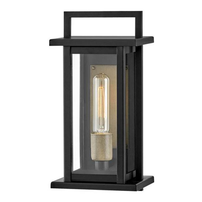 Hinkley Lighting 24020BK Black Small Wall Mount Lantern Image 1