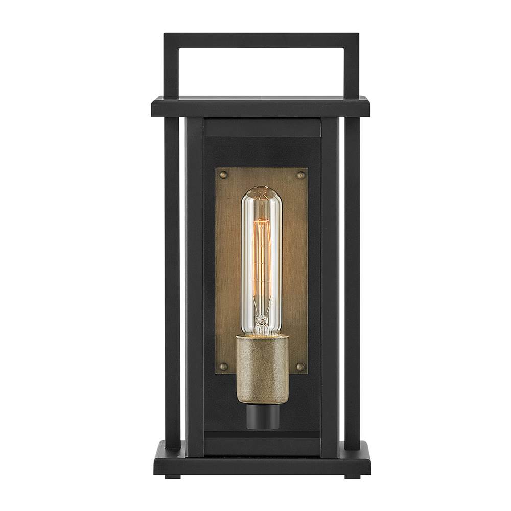 Hinkley Lighting 24020BK Black Small Wall Mount Lantern Image 2