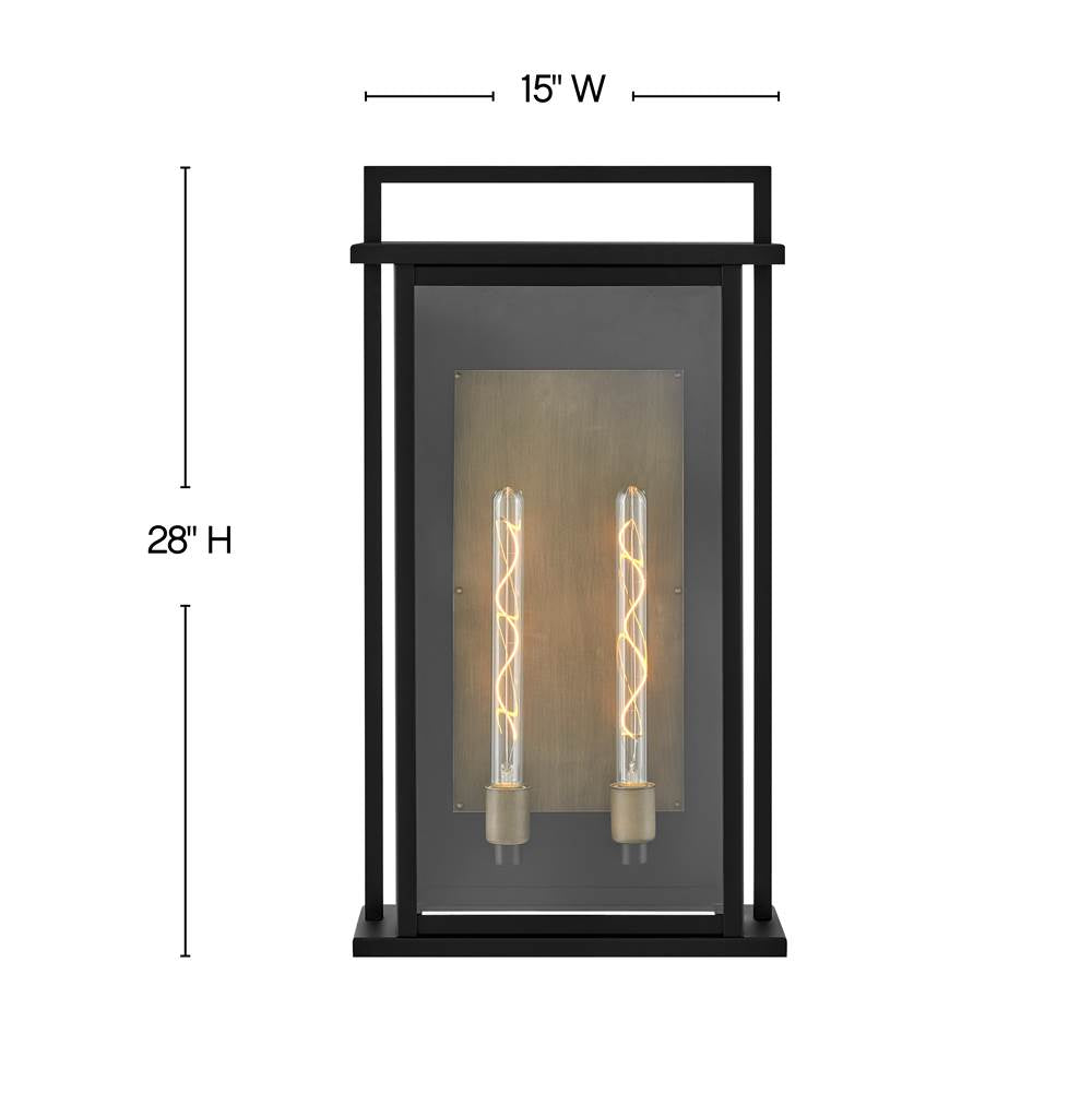 Hinkley Lighting Langston Extra Large Wall Mount Lantern