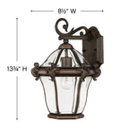 Hinkley Lighting San Clemente Small Wall Mount Lantern