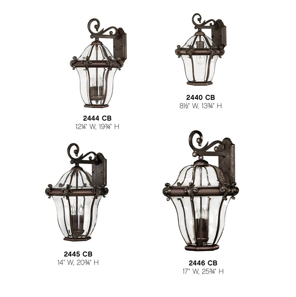 Hinkley Lighting 2440CB Copper Bronze Small Wall Mount Lantern Image 2