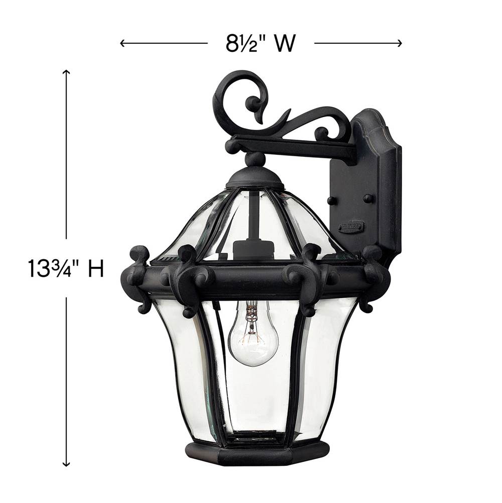 Hinkley Lighting San Clemente Small Wall Mount Lantern