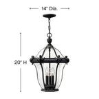 Hinkley Lighting San Clemente Large Hanging Lantern
