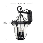 Hinkley Lighting San Clemente Medium Wall Mount Lantern