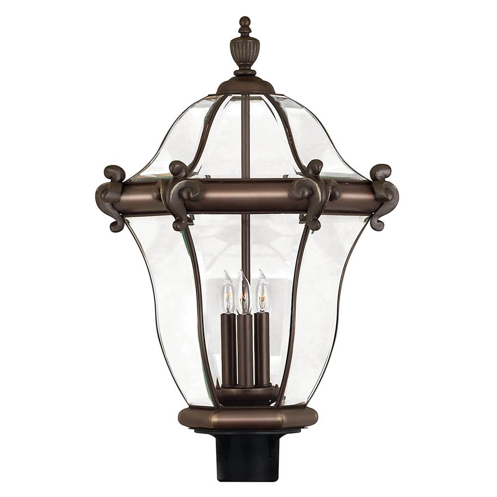 Hinkley Lighting San Clemente Extra Large Post Top Or Pier Mount Lantern