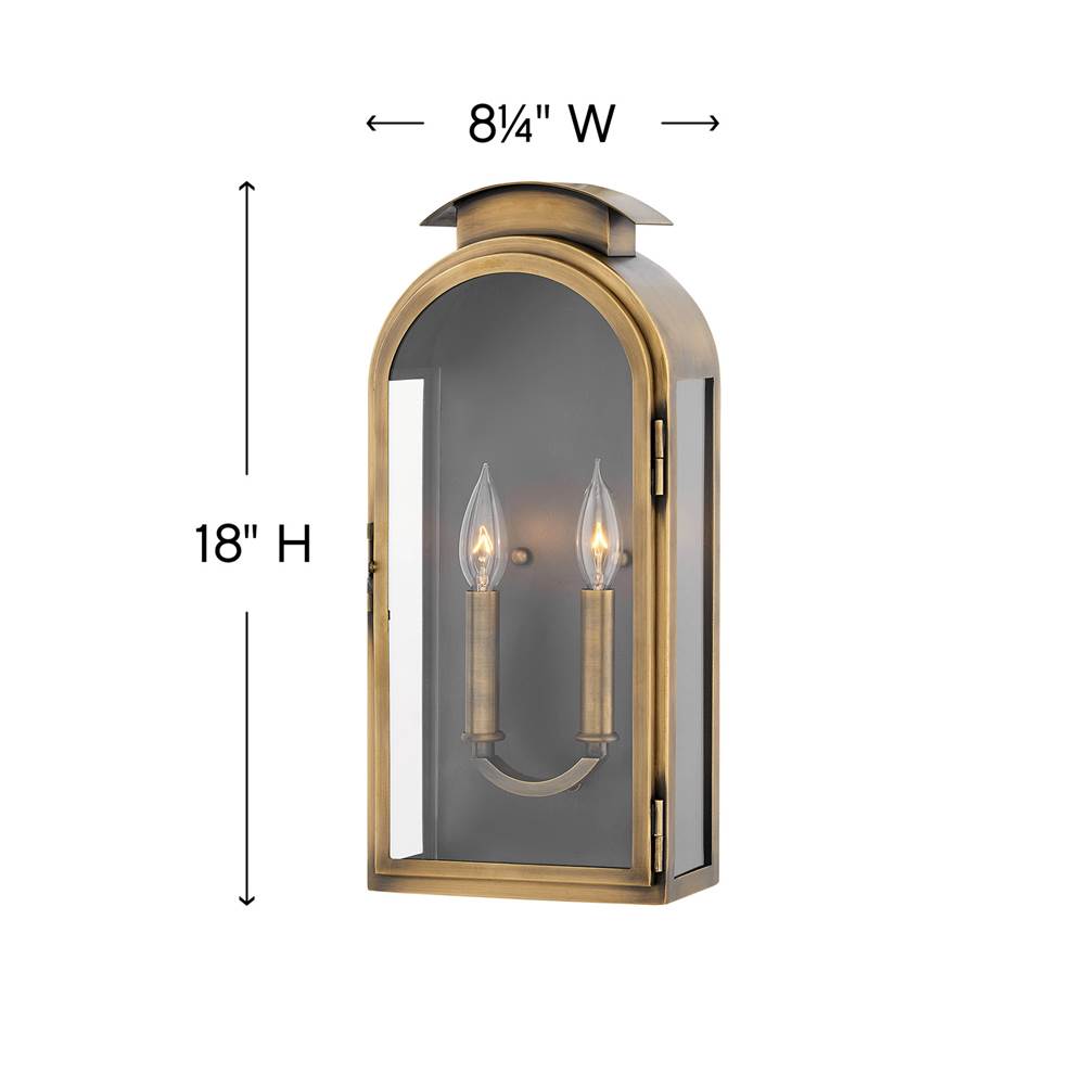 Hinkley Lighting Rowley Medium Wall Mount Lantern