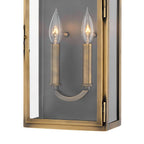 Hinkley Lighting 2524LS Light Antique Brass Medium Wall Mount Lantern Image 8