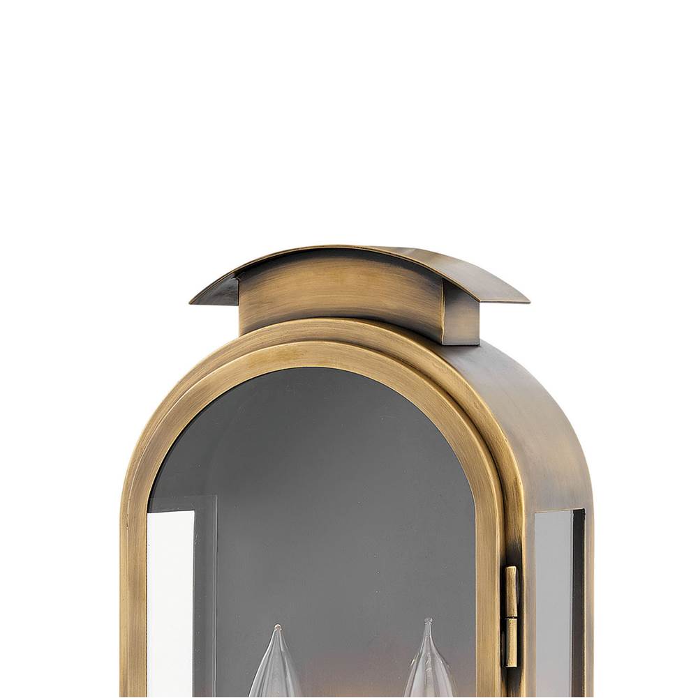 Hinkley Lighting 2524LS Light Antique Brass Medium Wall Mount Lantern Image 7