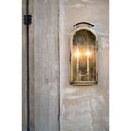 Hinkley Lighting 2524LS Light Antique Brass Medium Wall Mount Lantern Image 5