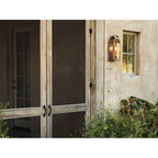 Hinkley Lighting 2524LS Light Antique Brass Medium Wall Mount Lantern Image 4