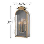 Hinkley Lighting Rowley Large Wall Mount Lantern