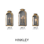 Hinkley Lighting 2525LS Light Antique Brass Large Wall Mount Lantern Image 2
