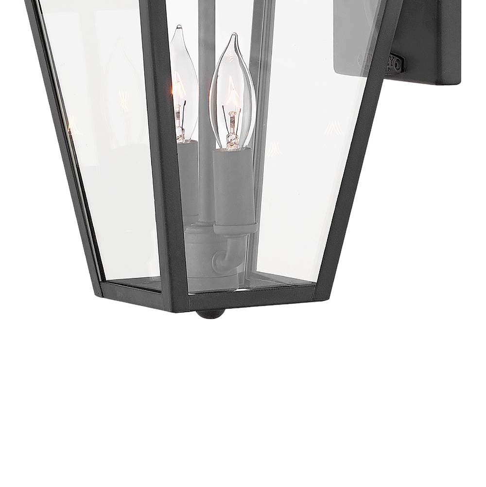Hinkley Lighting 2560MB-LL Museum Black Small Wall Mount Lantern Image 5
