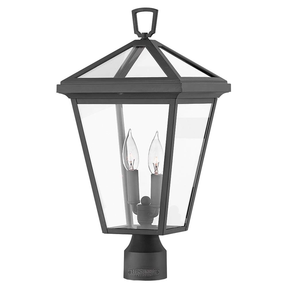 Hinkley Lighting 2561MB-LL Museum Black Medium Post Top Or Pier Mount Lantern Image 1