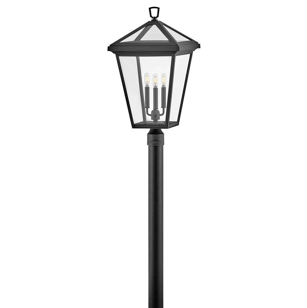 Hinkley Lighting 2563MB-LL Museum Black Large Post Top Or Pier Mount Lantern Image 9