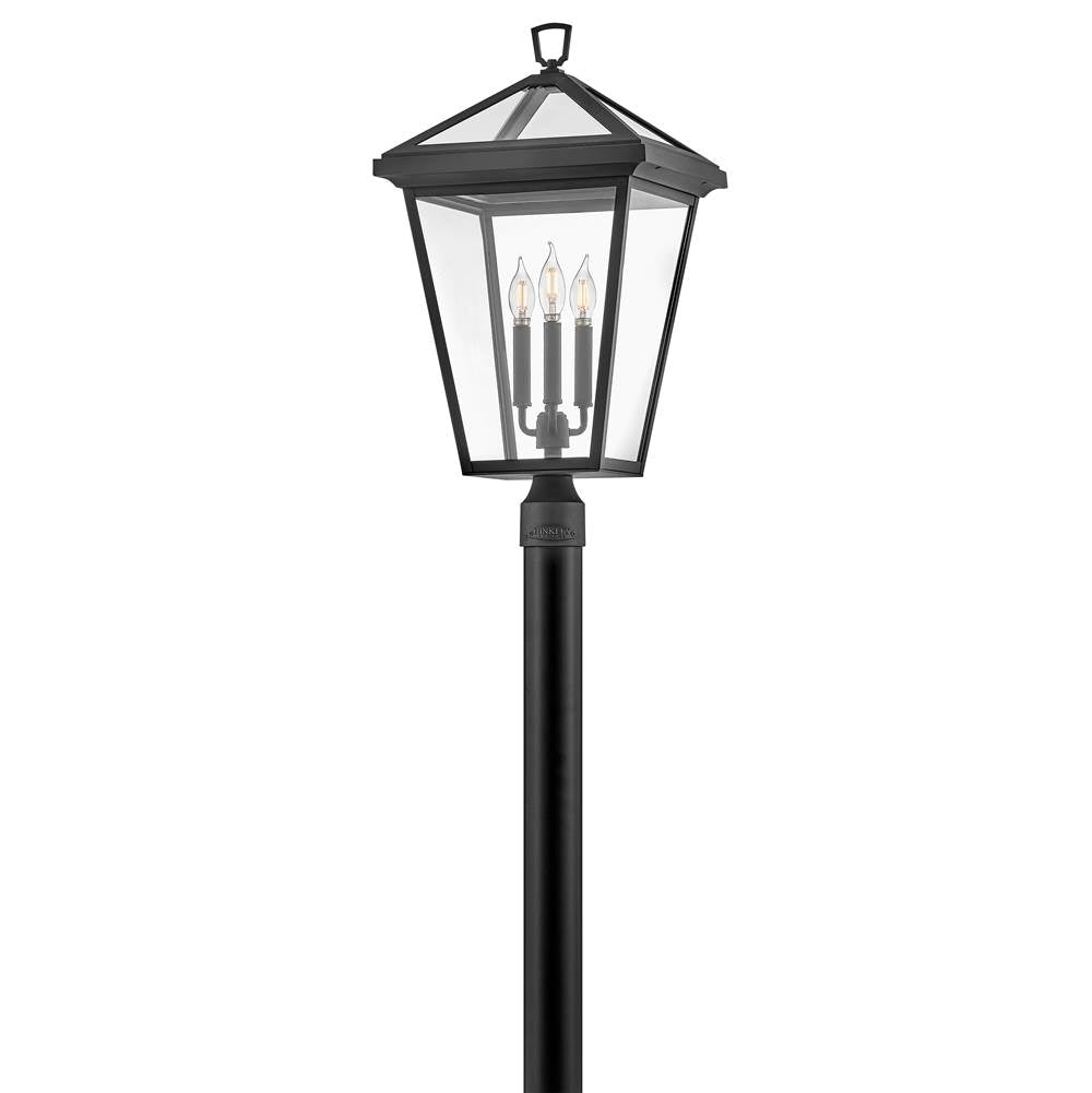 Hinkley Lighting 2563MB-LL Museum Black Large Post Top Or Pier Mount Lantern Image 8