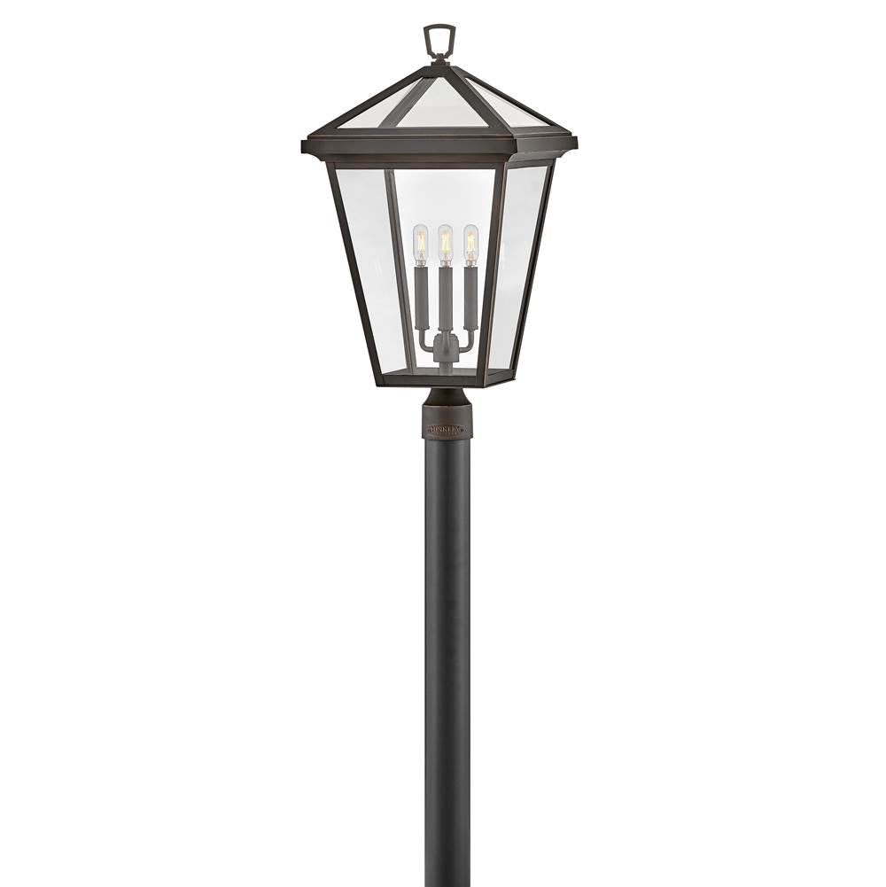 Hinkley Lighting 2563OZ-LL Oil Rubbed Bronze Large Post Top Or Pier Mount Lantern Image 9