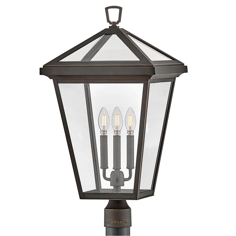 Hinkley Lighting 2563OZ-LL Oil Rubbed Bronze Large Post Top Or Pier Mount Lantern Image 6