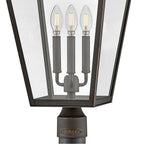 Hinkley Lighting 2563OZ-LL Oil Rubbed Bronze Large Post Top Or Pier Mount Lantern Image 4
