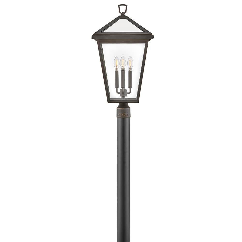 Hinkley Lighting 2563OZ Oil Rubbed Bronze Large Post Top Or Pier Mount Lantern Image 7