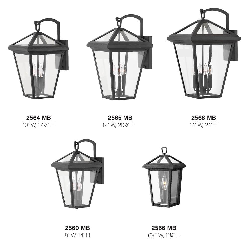 Hinkley Lighting 2564MB Museum Black Medium Wall Mount Lantern Image 4