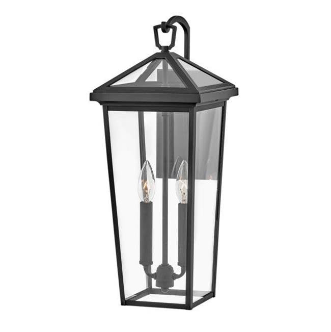 Hinkley Lighting 25655MB-LL Museum Black Tall Wall Mount Lantern Image 1