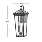 Hinkley Lighting Alford Place Tall Wall Mount Lantern