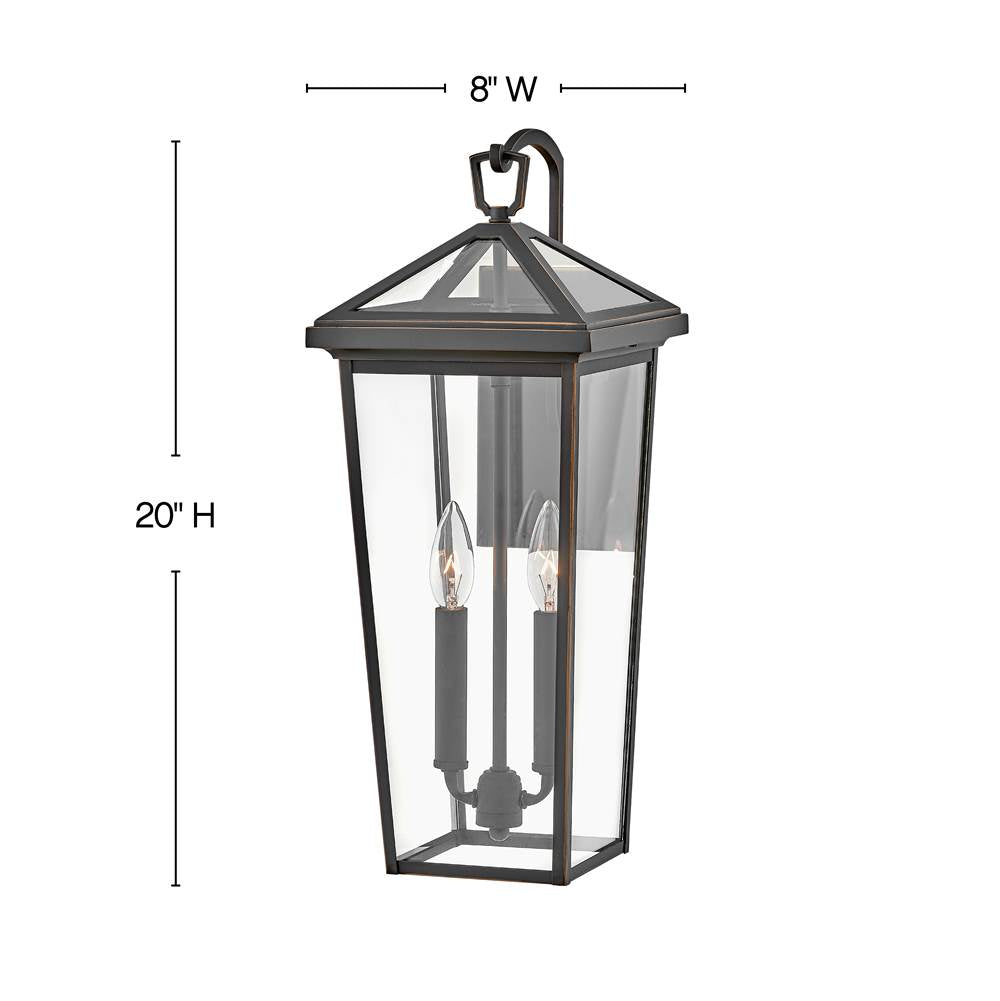 Hinkley Lighting Alford Place Tall Wall Mount Lantern