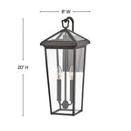 Hinkley Lighting Alford Place Tall Wall Mount Lantern