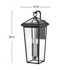 Hinkley Lighting Alford Place Tall Wall Mount Lantern