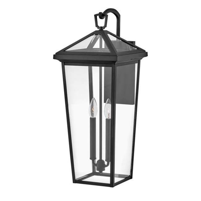 Hinkley Lighting 25658MB Museum Black Tall Wall Mount Lantern Image 1