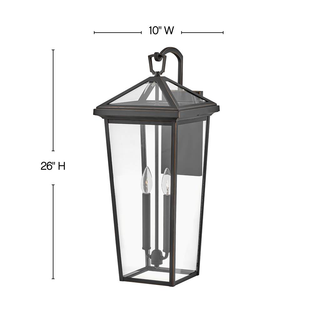 Hinkley Lighting Alford Place Tall Wall Mount Lantern