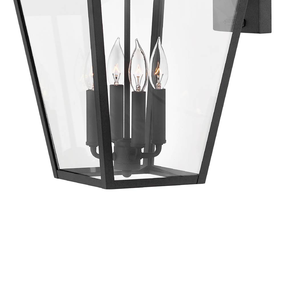 Hinkley Lighting 2568MB-LL Museum Black Extra Large Wall Mount Lantern Image 7