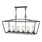 Hinkley Lighting 2569MB Museum Black Six Light Linear Image 1