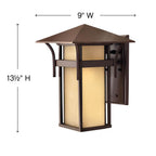 Hinkley Lighting Harbor Medium Wall Mount Lantern