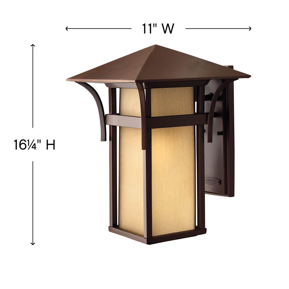 Hinkley Lighting Harbor Large Outdoor Wall Mount Lantern