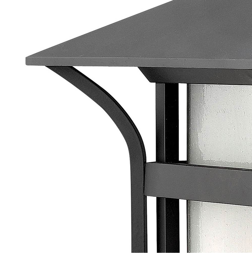 Hinkley Lighting 2575SK Satin Black Large Outdoor Wall Mount Lantern Image 2