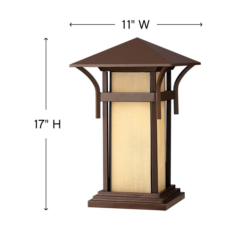 Hinkley Lighting Harbor Large Pier Mount Lantern 12v