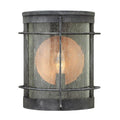 Hinkley Lighting 2620DZ Aged Zinc Small Wall Mount Lantern Image 1